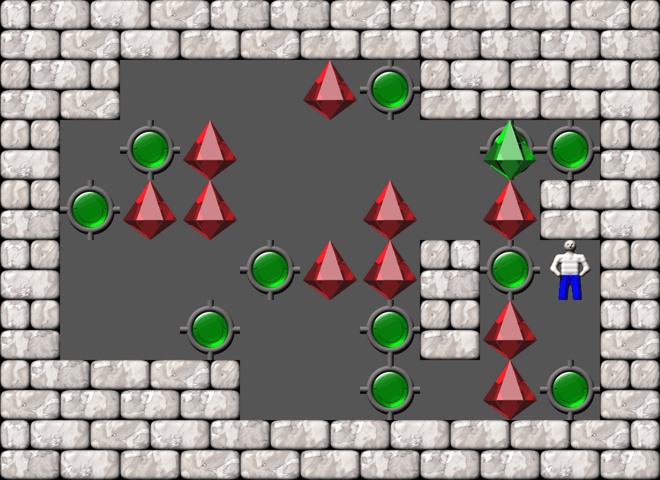 Сокобан More Bugs collections уровень 728